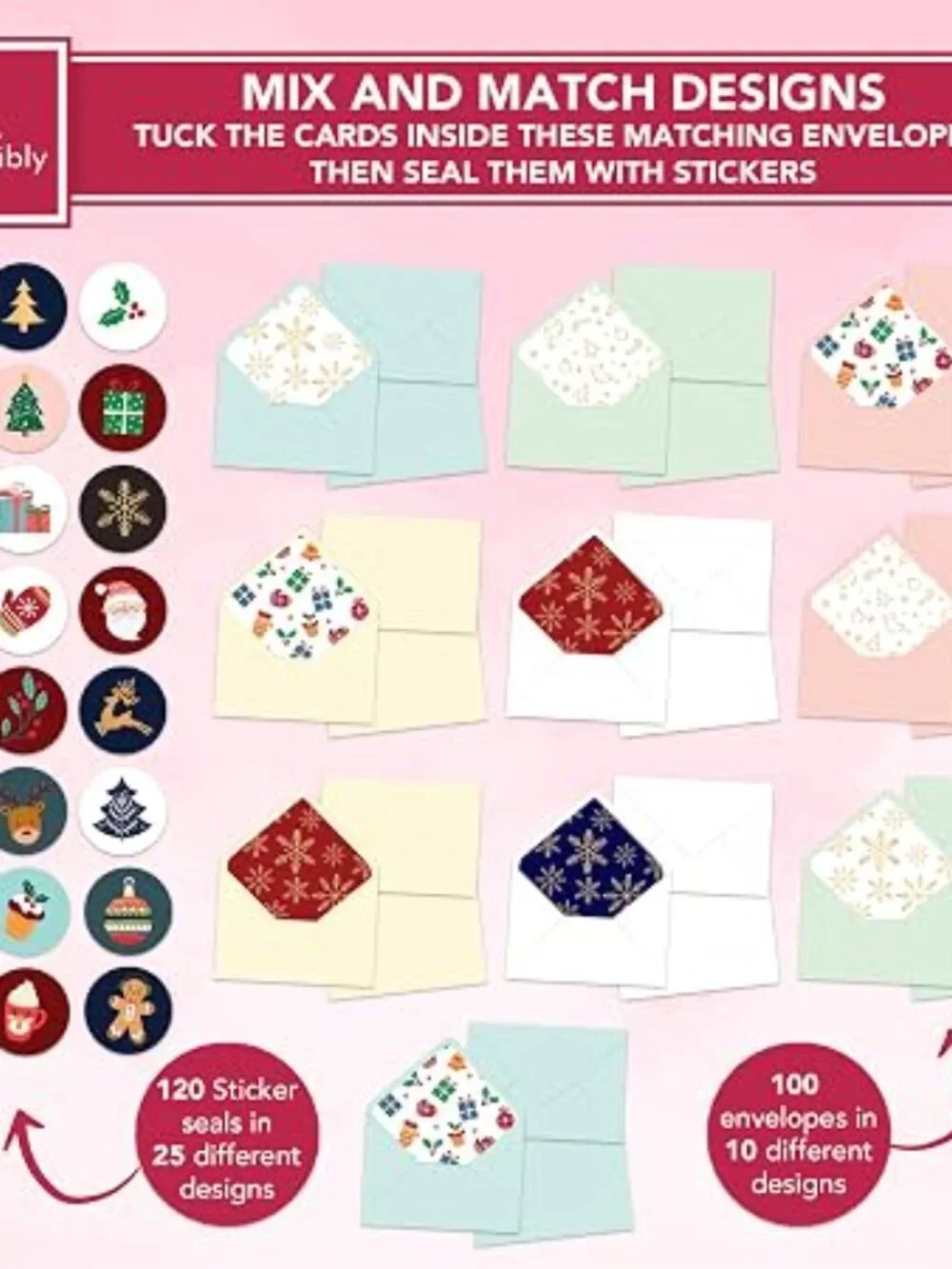 100 UNIQUELY DESIGNED CARDS